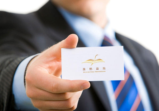 逸鶴霖海   標志設(shè)計定制   名片設(shè)計