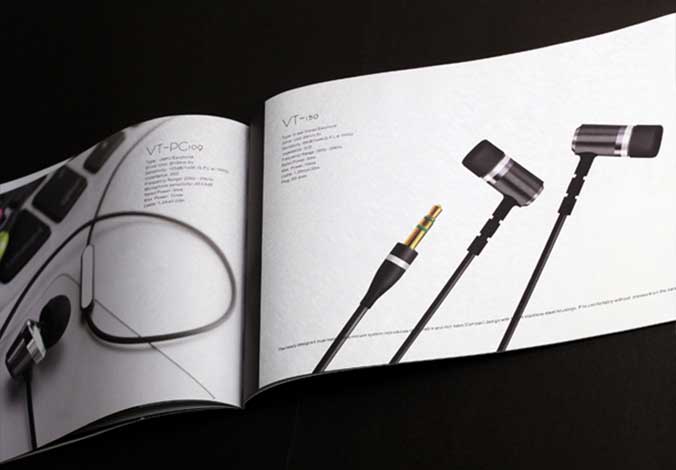 Vtsonic耳機(jī)畫冊設(shè)計(jì)，宣傳冊設(shè)計(jì)