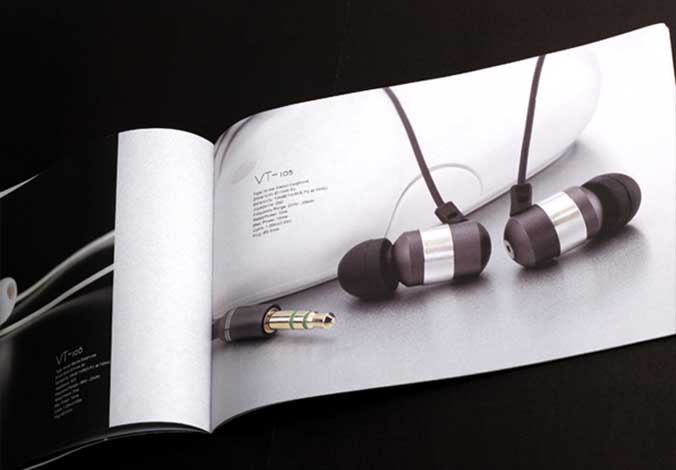 Vtsonic耳機(jī)畫冊設(shè)計(jì)，宣傳冊設(shè)計(jì)